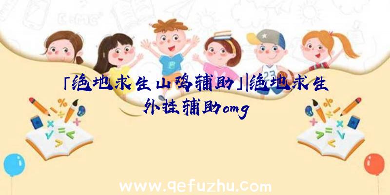 「绝地求生山鸡辅助」|绝地求生外挂辅助omg